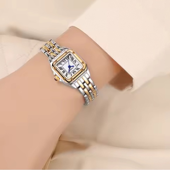 Anthropologie Accessories - Panthere Two-Tone Classic Stainless Steel Watch